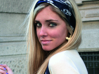 La blogger Chiara Ferragni La blogger Chiara Ferragni