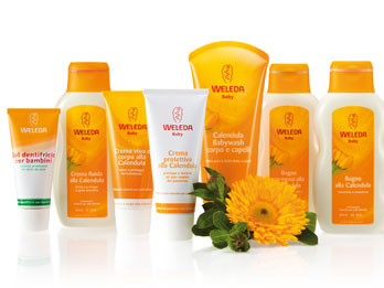 La linea Baby alla Calendula di Weleda La linea Baby alla Calendula di Weleda