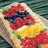 Crostata di ananas e frutti di bosco alla crema inglese