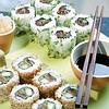 Ura maki con tonno e salmone