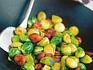 Cavolini di Bruxelles e castagne allo zenzero