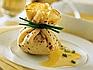 Fagottini vegetariani allo zabaione salato