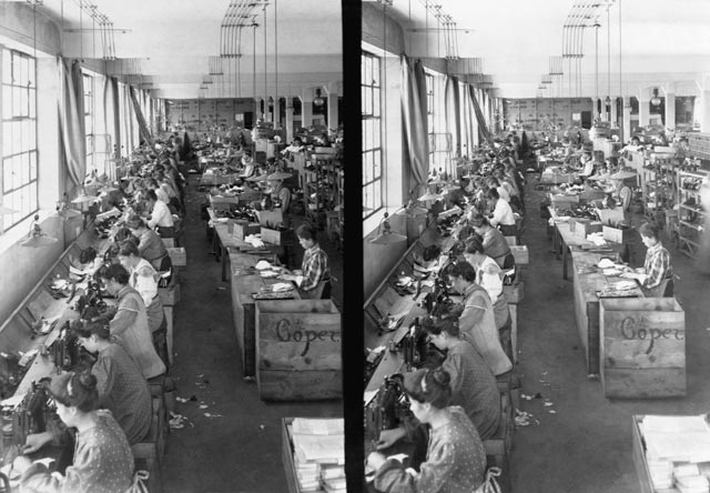 Donne in fabbrica a New York 1910 circa
