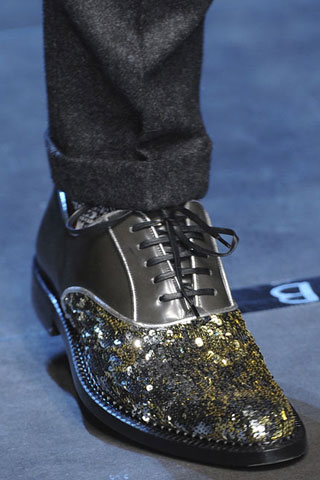 Dettaglio di sfilata dalla collezione di Dolce&Gabbana.