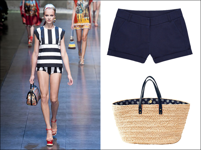 Da sinistra: Dolce & Gabbana, Petit Bateau, Madame à Paris