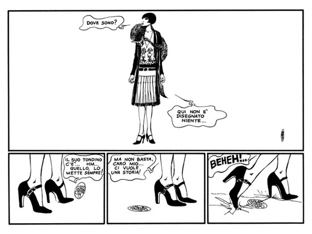 Valentina Rosselli, conosciuta meglio con il solo nome di Valentina, nasce nel 1965 sulle pagine della rivista Linus dalla matita di Guido Crepax